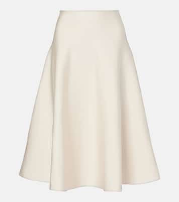 Falda midi Harley de punto | The Row