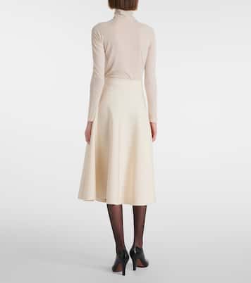 Falda midi Harley de punto | The Row