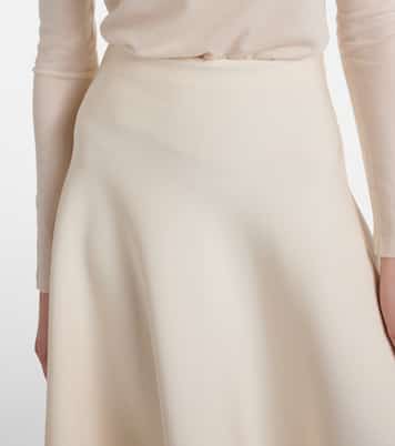 Falda midi Harley de punto | The Row