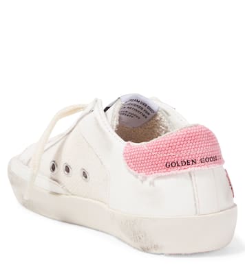 Super-Star leather-trimmed sneakers | Golden Goose Kids