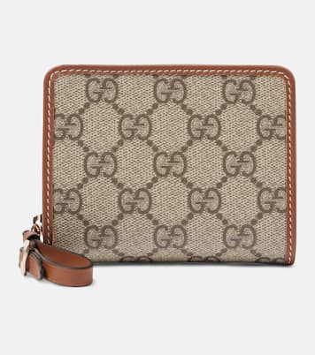 Portafoglio GG Canvas Mini con pelle | Gucci
