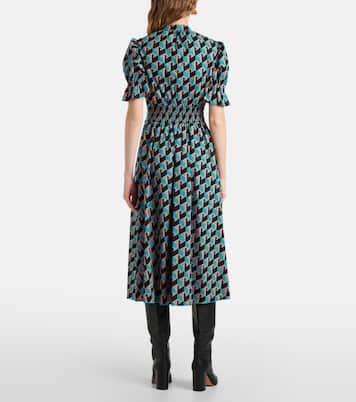 Erica printed cotton midi dress | Diane von Furstenberg