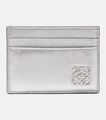 Kartenetui Anagram Puffer aus Metallic-Leder | Loewe