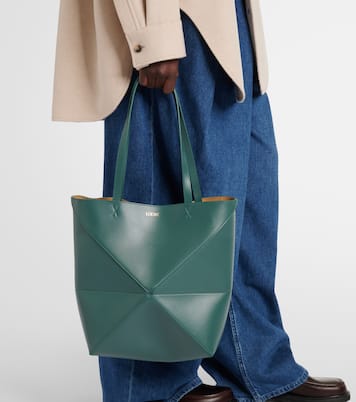 Borsa Puzzle Fold Medium in pelle | Loewe
