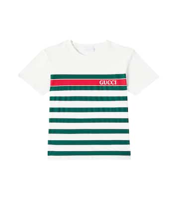 T-shirt in cotone a righe | Gucci Kids