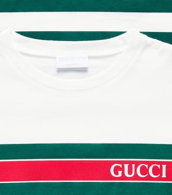 T-shirt in cotone a righe | Gucci Kids
