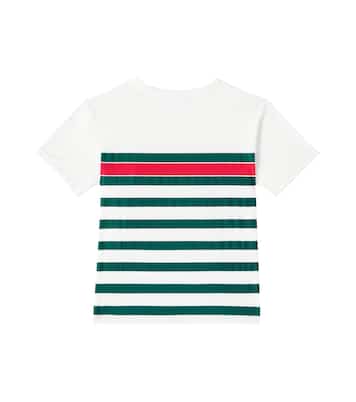 T-shirt in cotone a righe | Gucci Kids