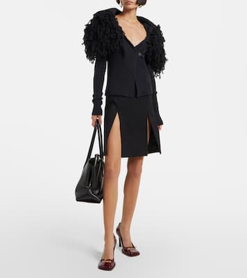 Jupe midi en laine | The Attico