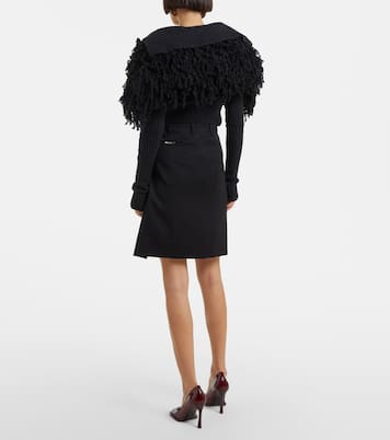 Jupe midi en laine | The Attico