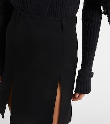 Jupe midi en laine | The Attico