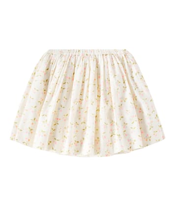 Gonna Suzon in cotone con stampa | Bonpoint