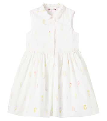 Abito Anne in cotone con stampa | Bonpoint
