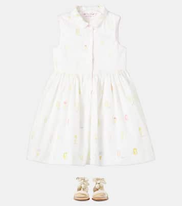 Abito Anne in cotone con stampa | Bonpoint