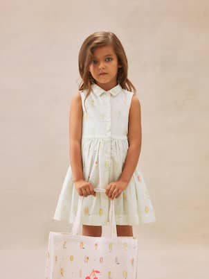 Abito Anne in cotone con stampa | Bonpoint