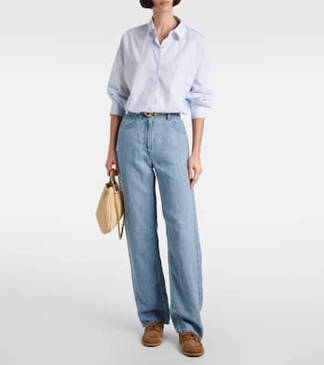 Amelia leather ballet flats | Gianvito Rossi