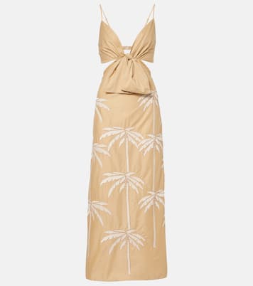 Abito midi Sea Swirl con cut-out | Johanna Ortiz