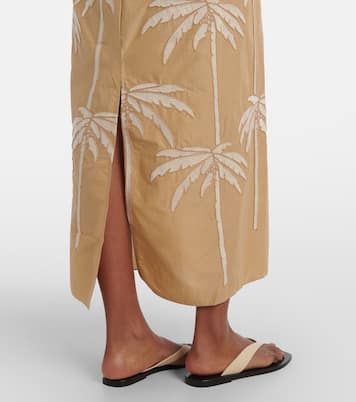 Abito midi Sea Swirl con cut-out | Johanna Ortiz