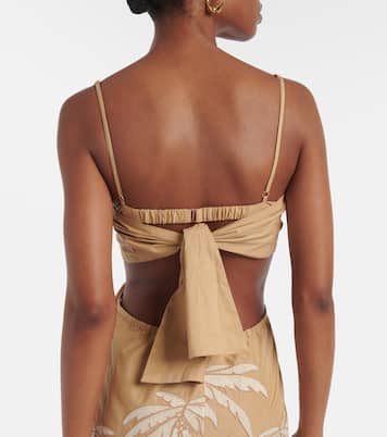 Abito midi Sea Swirl con cut-out | Johanna Ortiz