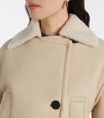 Giacca cropped Marino in shearling | Jacquemus