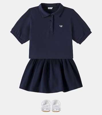 Polo en coton mélangé à logo | Il Gufo
