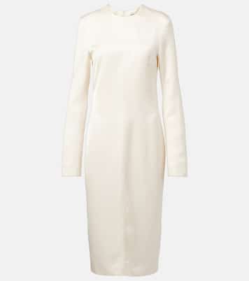 Abito midi in raso | Toteme