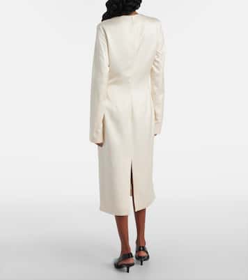 Abito midi in raso | Toteme