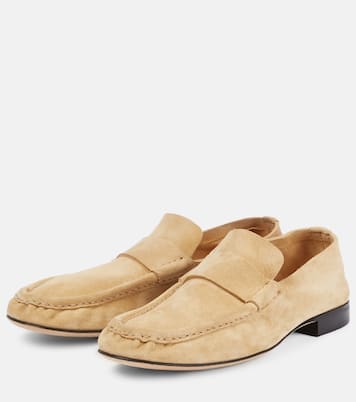 Suede penny loafers | The Row