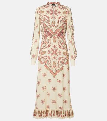 Cutout printed midi dress | Etro
