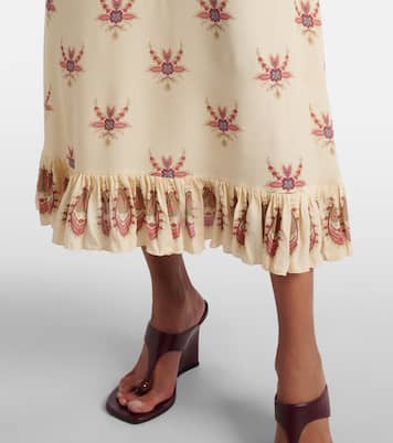 Cutout printed midi dress | Etro