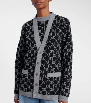 GG wool-blend cardigan | Gucci