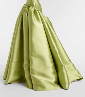 Robe longue Cassias en satin | Solace London