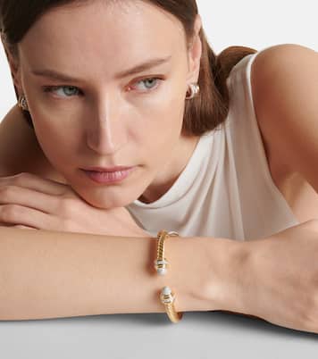 Pulsera Classic Cablespira® de oro de 18 ct con diamantes | David Yurman
