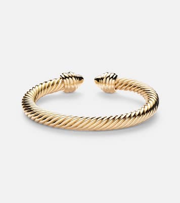 Pulsera Classic Cablespira® de oro de 18 ct con diamantes | David Yurman