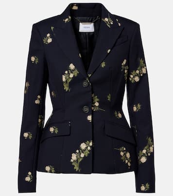Floral jacquard blazer | Erdem