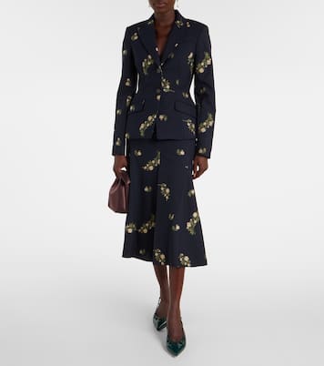 Floral jacquard blazer | Erdem
