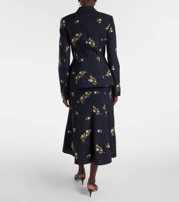 Floral jacquard blazer | Erdem