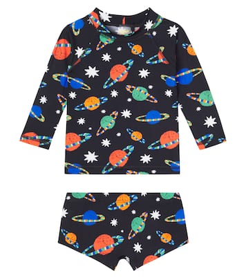 Baby Planetonico rashguard top and bottoms set | Fábula