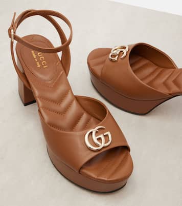 Sandales New Marmont GG en cuir | Gucci