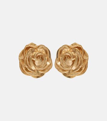 Rose gold-plated earrings | Magda Butrym