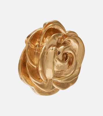 Rose gold-plated earrings | Magda Butrym
