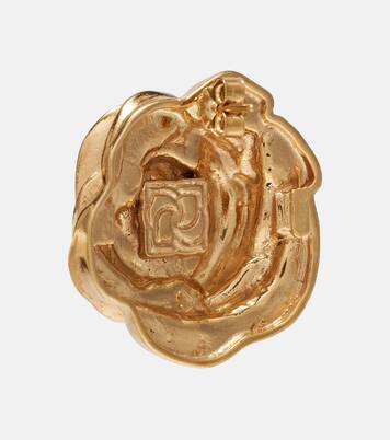 Rose gold-plated earrings | Magda Butrym