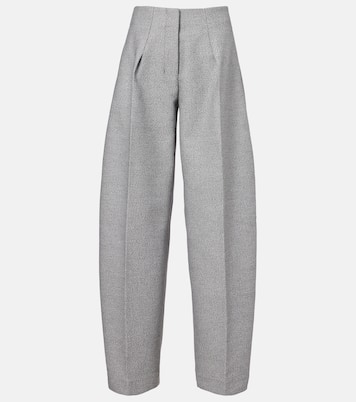 Curvo棉质与羊毛阔腿裤 | Jacquemus