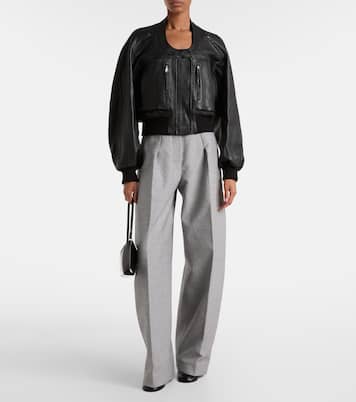 Curvo棉质与羊毛阔腿裤 | Jacquemus