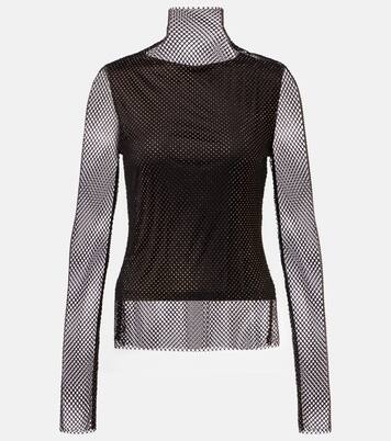 Gerarda embellished mesh top | Sportmax