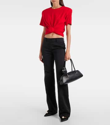 Cotton and silk flared pants | Magda Butrym