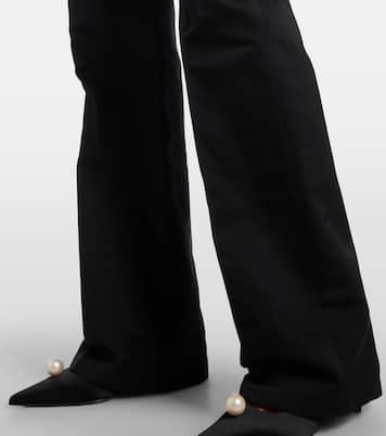 Cotton and silk flared pants | Magda Butrym