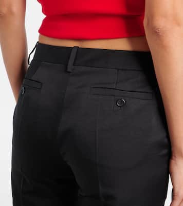 Cotton and silk flared pants | Magda Butrym