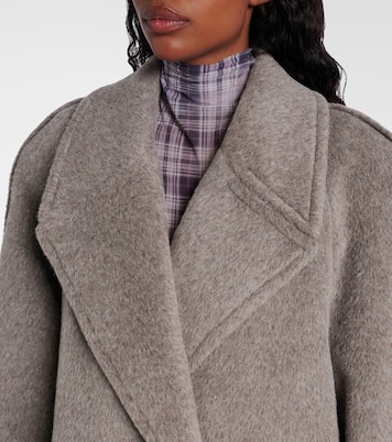 Abrigo en mezcla de alpaca y lana | Acne Studios