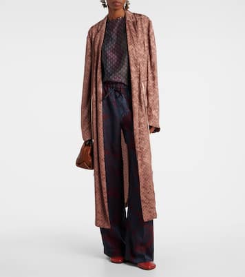프린트 랩 코트 | Dries Van Noten