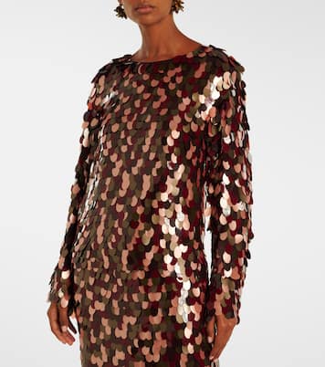 Sequined top | Dries Van Noten